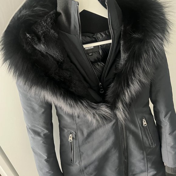 MACKAGE - BLACK DOWN "TRISH" WINTER COAT XS - Picture 1 of 9